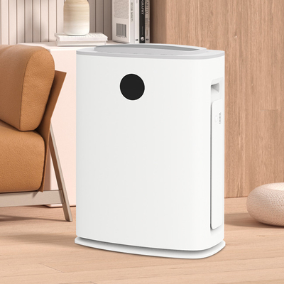 Réservoir d'eau 5.5L Déshumidificateur rotatif intérieur blanc avec purificateur d'air préfiltré