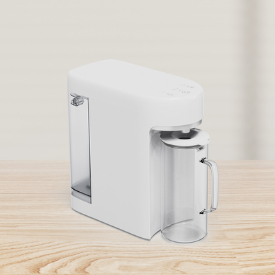 75GPD Mini Filtre à eau de comptoir Purificateur d'eau Ro avec carafe en verre